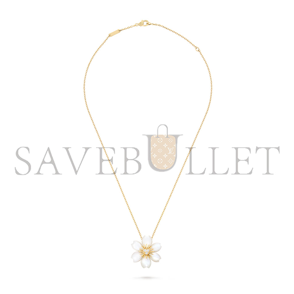 V*N CL*F arpels rose de noËl pendant, mini model vcarp7t000